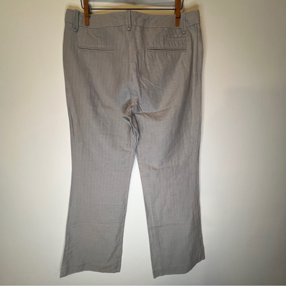 GAP Hip Slung fit Light Linen Khaki Beige Pants - Picture 4 of 16